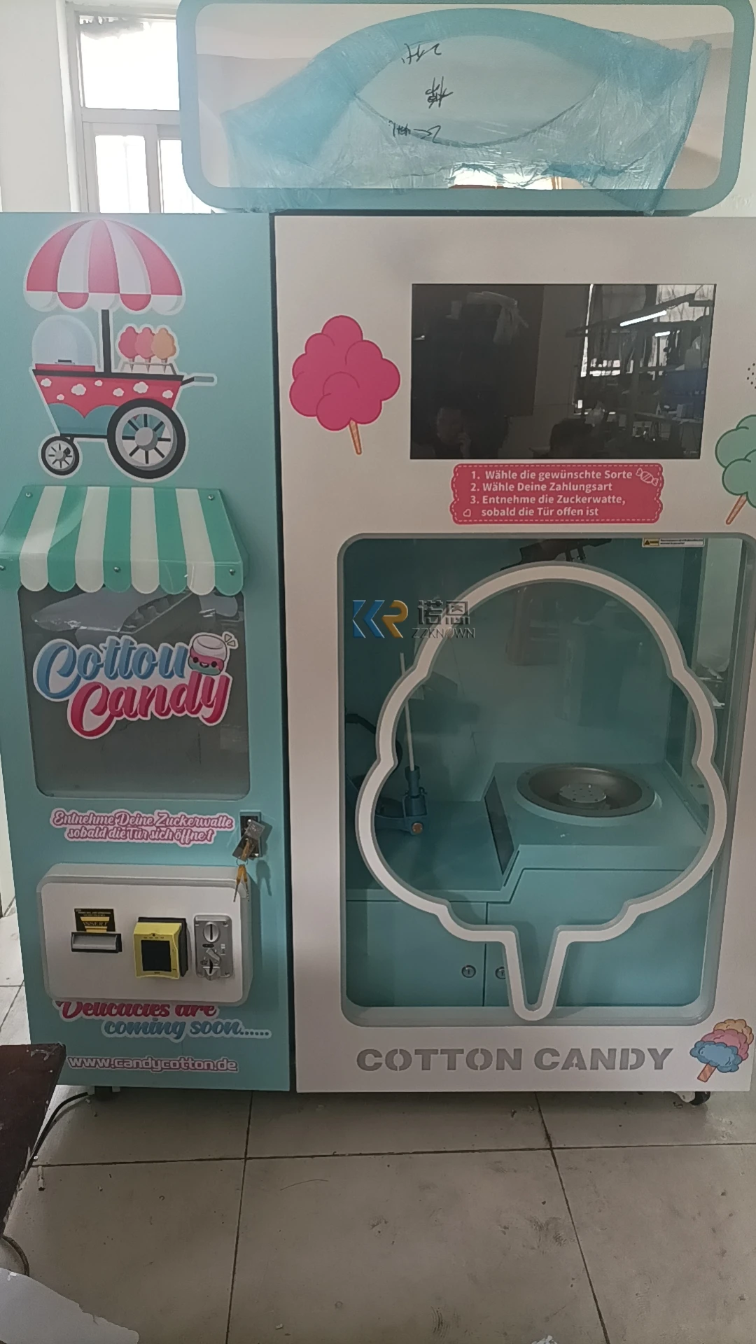 Marshmallow Maker New cotton candy many designs Commercial automatic cotton candy vending machine