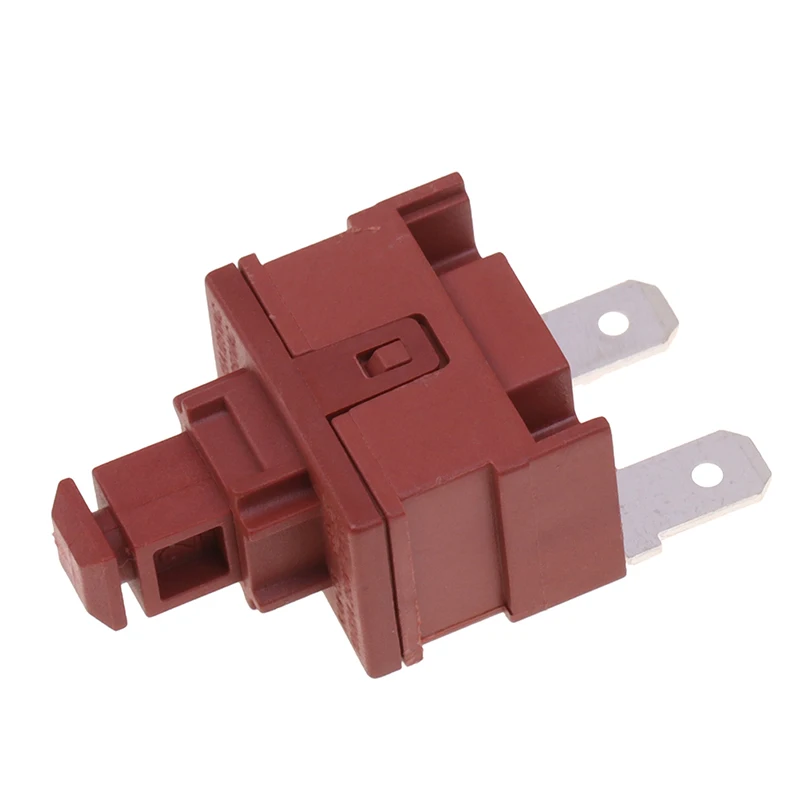 1Pc KAN-L5 interruttore a chiave autobloccante a 2pin interruttore per aspirapolvere scaldabagno 7.5A 250V pulsante ca interruttore di alimentazione pulsante di blocco chiave