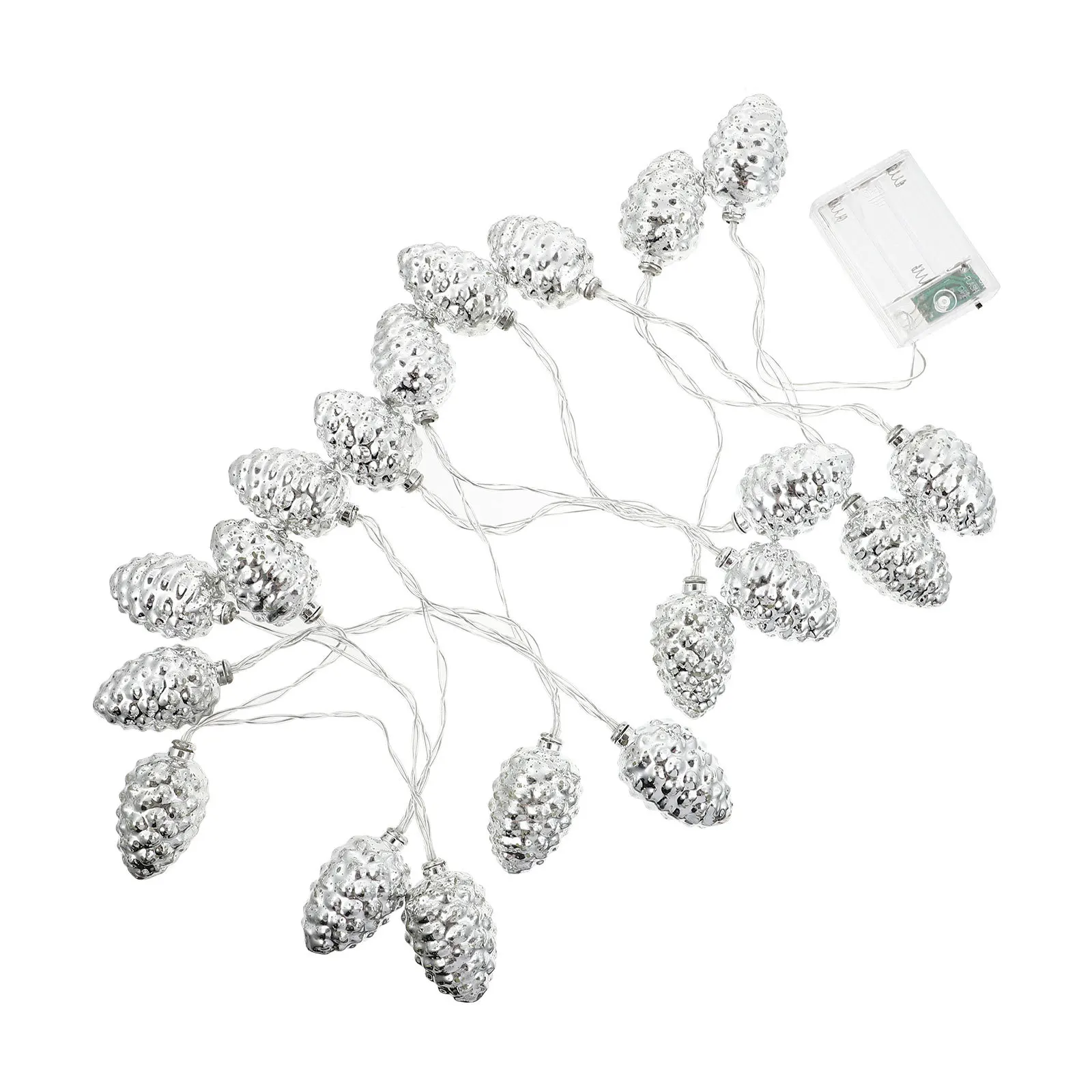 1 ensemble de guirlandes lumineuses Led à motif de flocon de neige, lampe blanche chaude alimentée pour décoration de noël de fête de chambre à coucher, éclairage festif