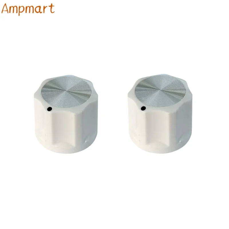 Ampmart 21x16mm Audio-Reglerknopf mit innenliegendem Kupfereinsatz, Potentiometerknopf für DIY-Gitarreneffektpedale und Röhrenverstärker – Detail 7