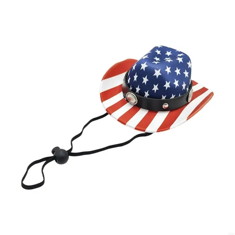 Themed Hat For Medium Breeds Including Adjustable Elastic Cord For Security Y166