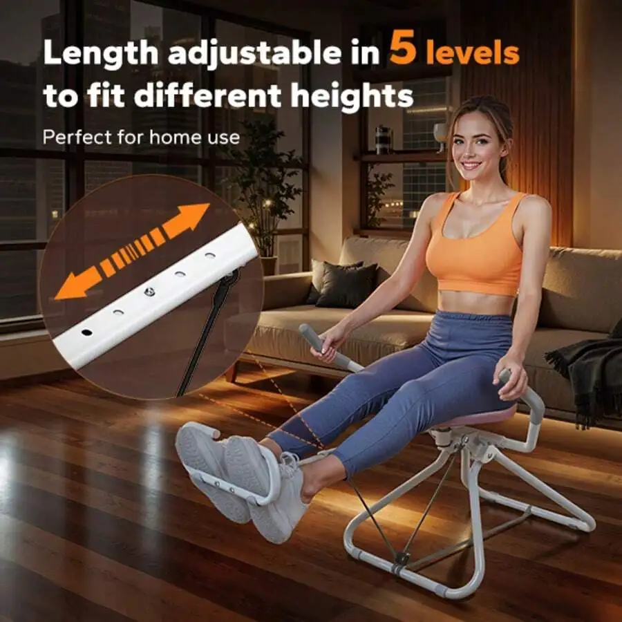 Machine, All In One Ab Trainer For Core, Balance Workout And Inversion Therapy, Easy Setup & Foldable Ab Crunch Machine,300 LBS Loading Capacity Abswing Sit Up Exercise Equipment At Home Gym