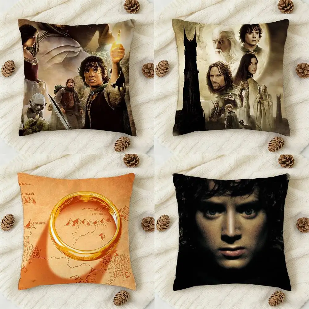 

L-Lords of the R-RingES Double-sided Printed Square Decorative Cushion Cover for Sofa Living Room Home Decor