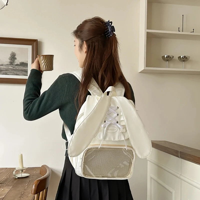 

Новый прочный нейлоновый рюкзак-барабан для женщин, легкий и износостойкий, вместительный, однотонный, для школы, на плечо