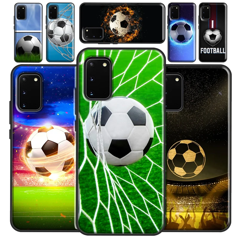 Football Soccer Ball Case For Samsung Galaxy S22 S21 S23 Ultra Note 20 S8 S9 S10 Note 10 Plus S20 FE Back Cover