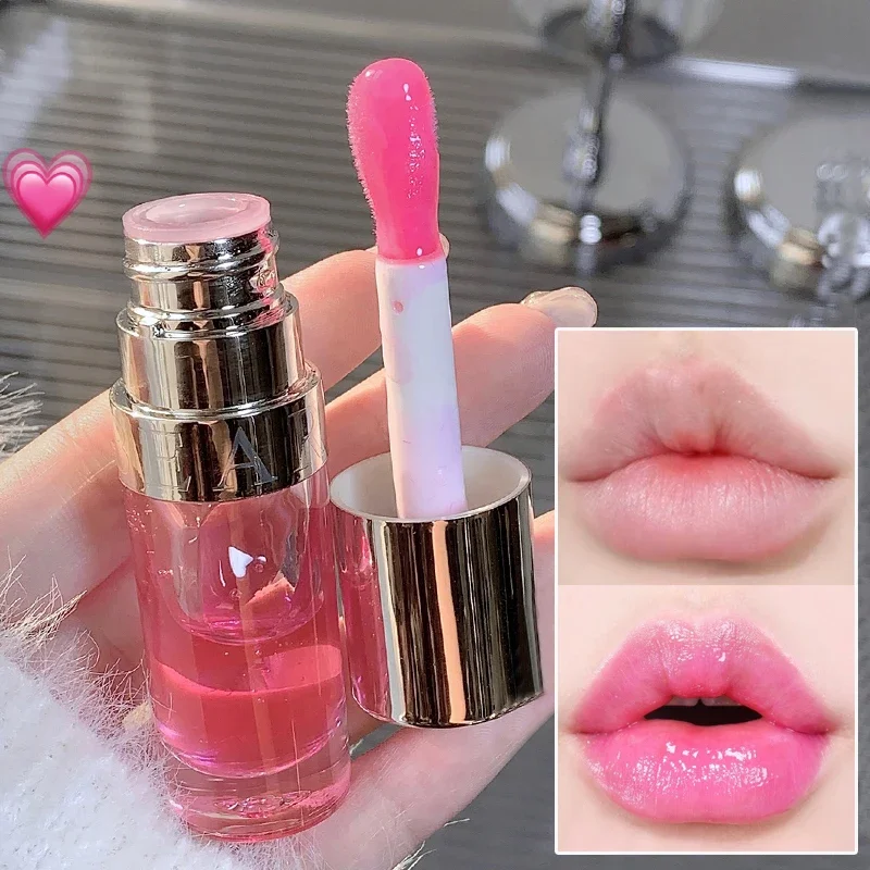 Sexy Plump Jelly Liquid Lipstick Long Lasting Hydrating Reduce Fine Lines Non-sticky Moisturizes Lip Oil Korean Makeup Cosmetics