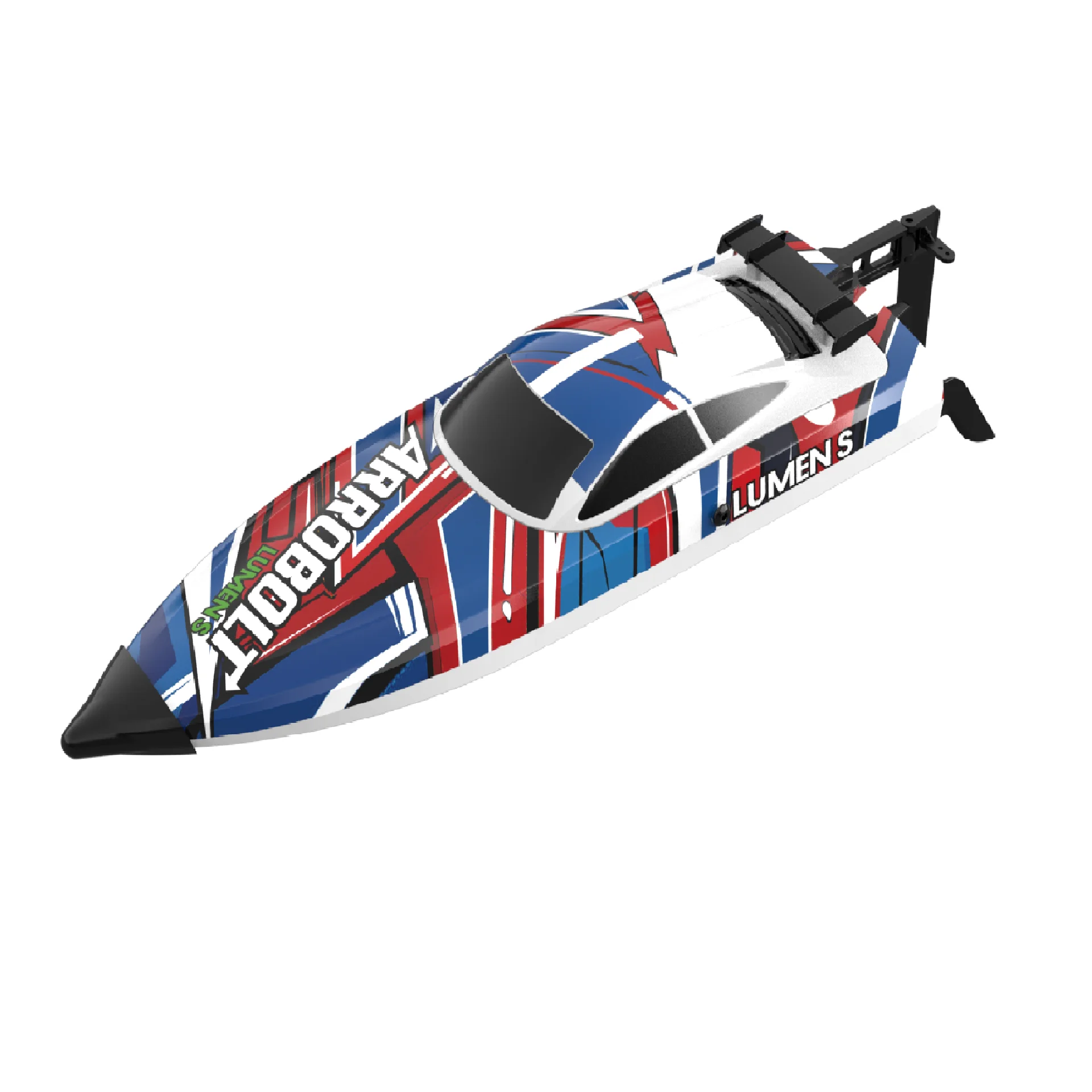 

High Speed Electric RC Boat Racing Boat 2.4G 180 Degree Flip Remote Controlled Toy for Lakes and Outdoor Adventure