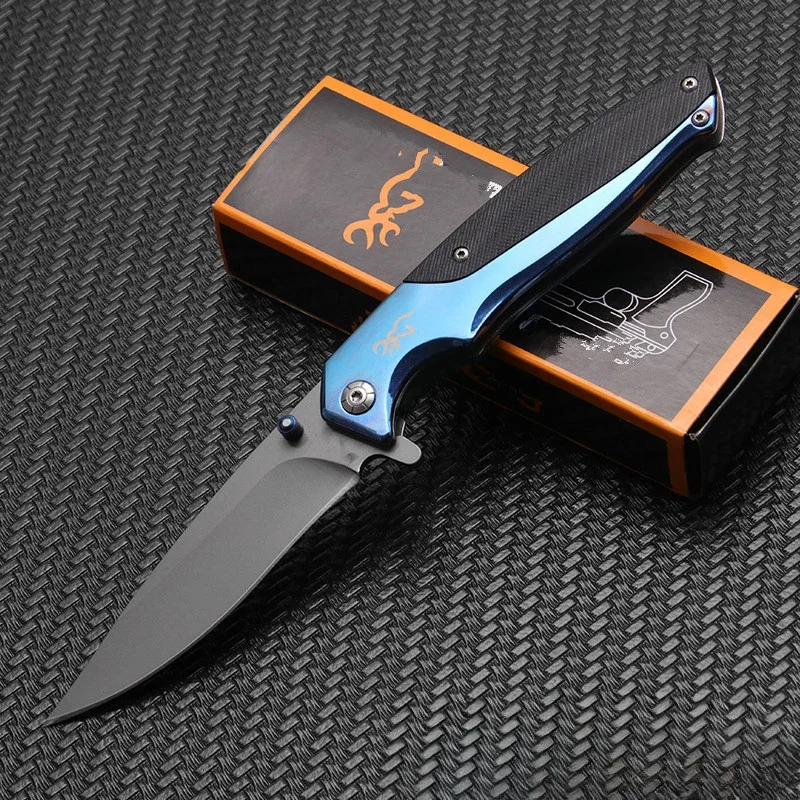 New Outdoor Camping Sharp Folding Pocket Knife High Hardness Multifunctional Field Camping Multifunctional Survival Knife