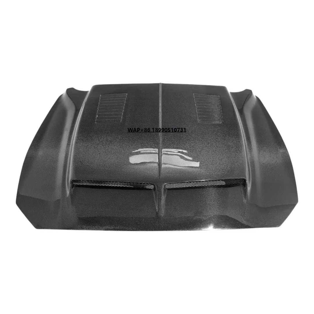 

SW Style Carbon Fiber Fibre Front Bonnet Engine Hood for Mustang 2018-2023 S550.2