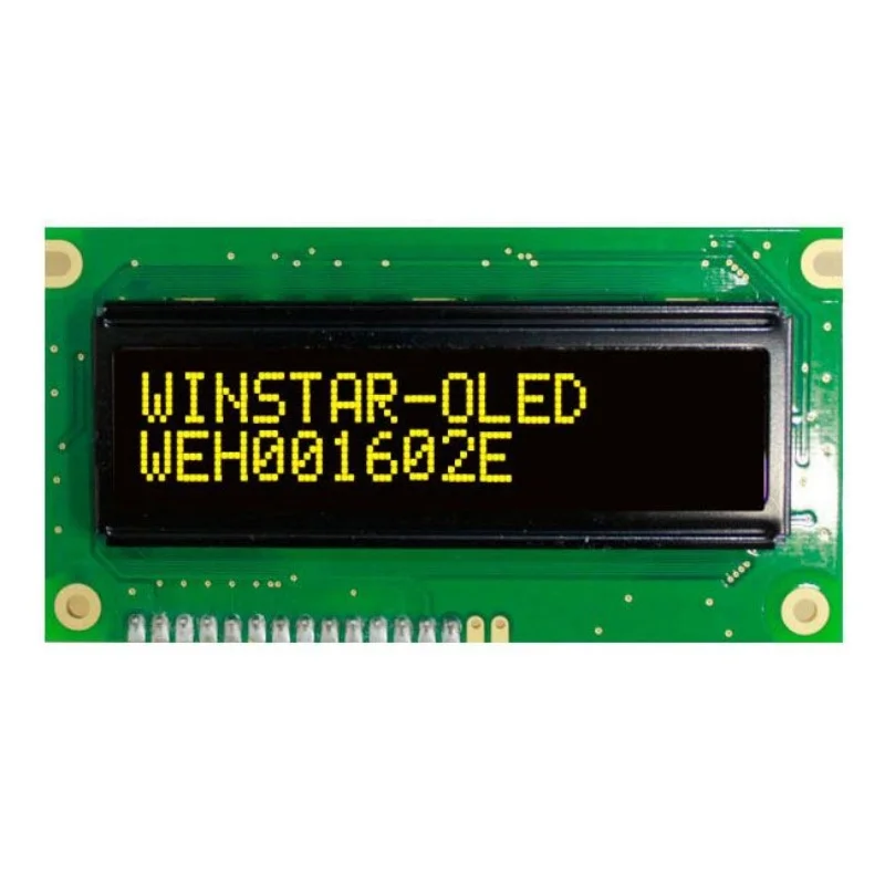 WEH001602E Winstar low power 16x2 character OLED to replace your existing STN character display  New and original