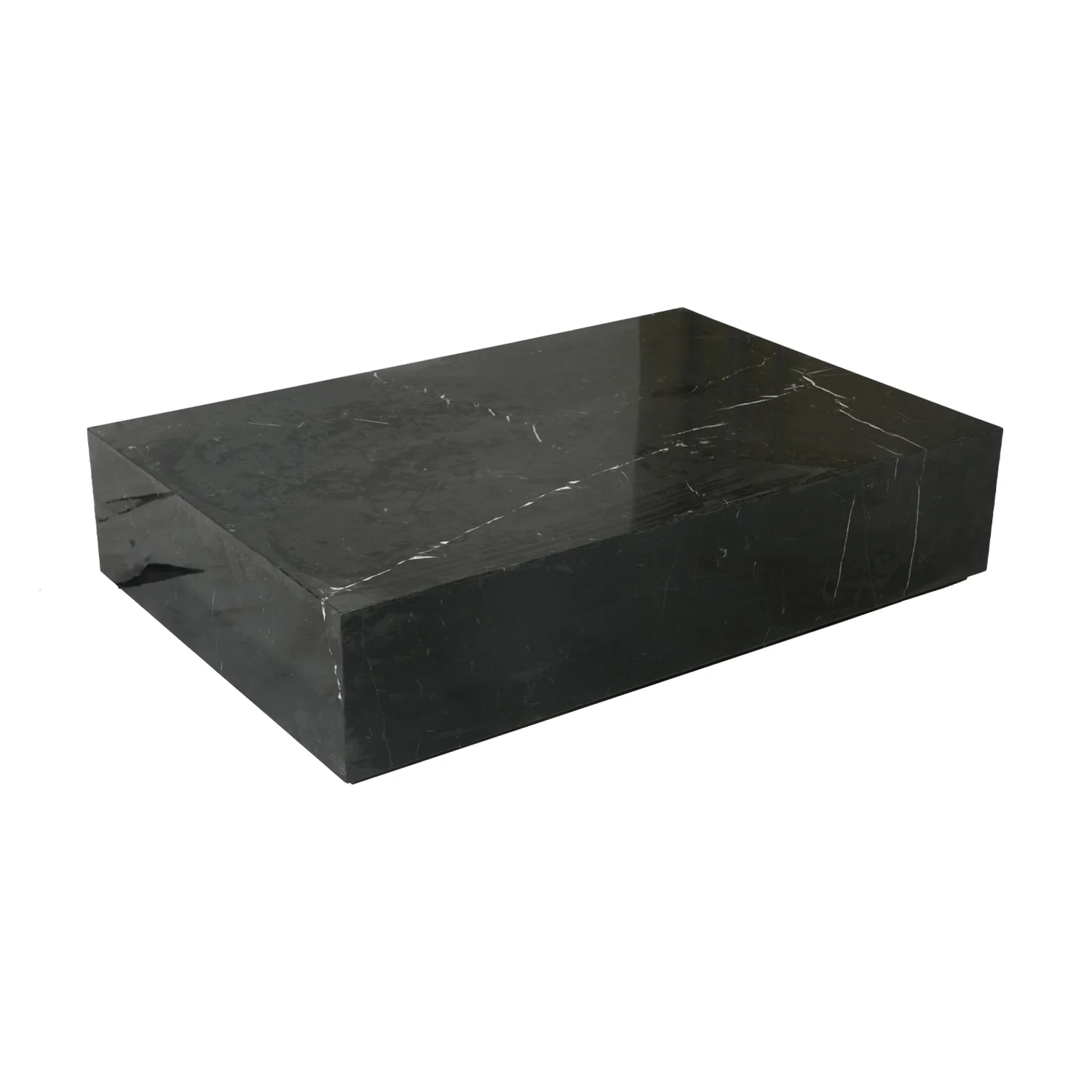 

# Enhance Living Space With Modern Black Marble Base Coffee Table