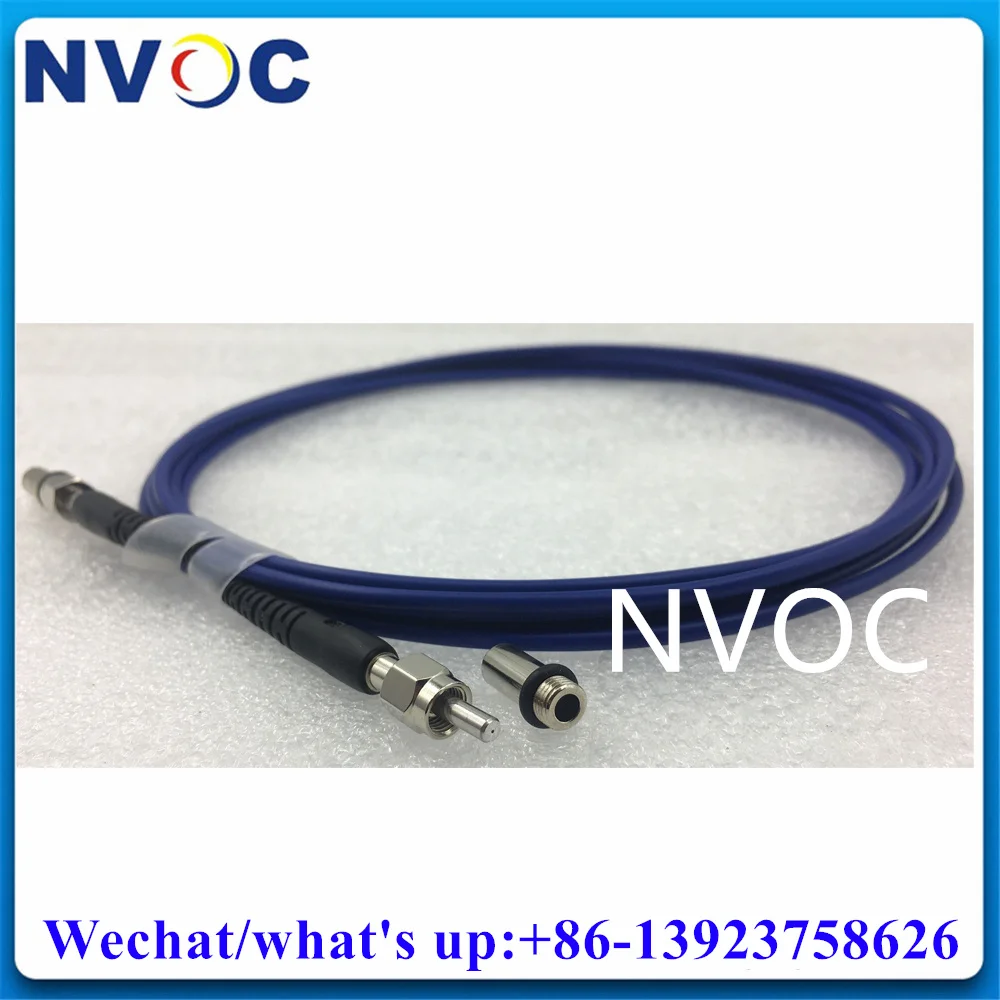 Imagem -06 - Quarts Virola do Metal do Silicone mm Vis-nir 4002200um 0.22na Aperfeiçoou o Cabo Blindado do Cabo de Remendo da Fibra Ótica de fc st Sma905 1m 1000um