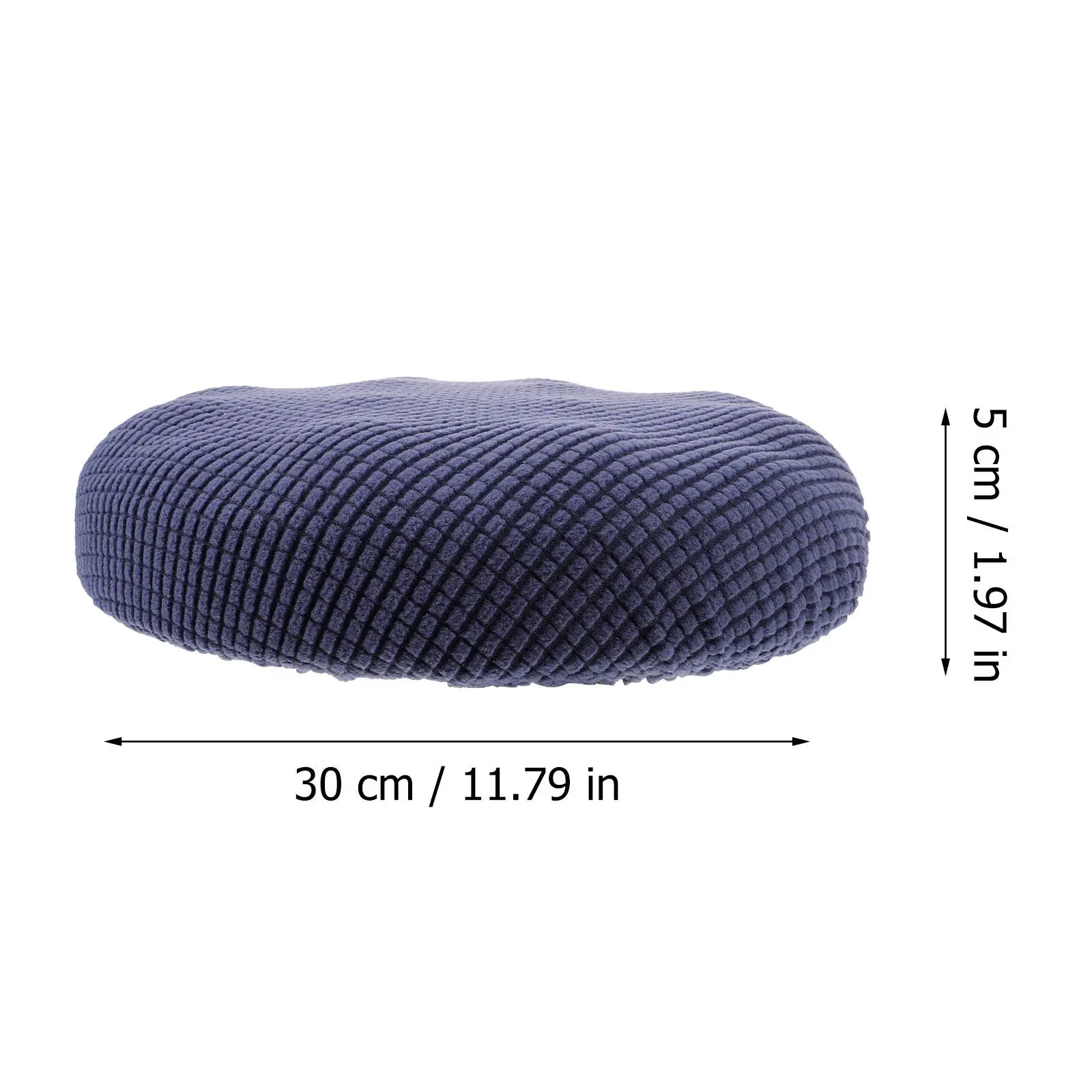 1Pcs Polyester Round Stool Cover Elastic Chair Slipcover for Dining Chairs Home Use Dust Protector Foldable Easy Fit Seat Cover