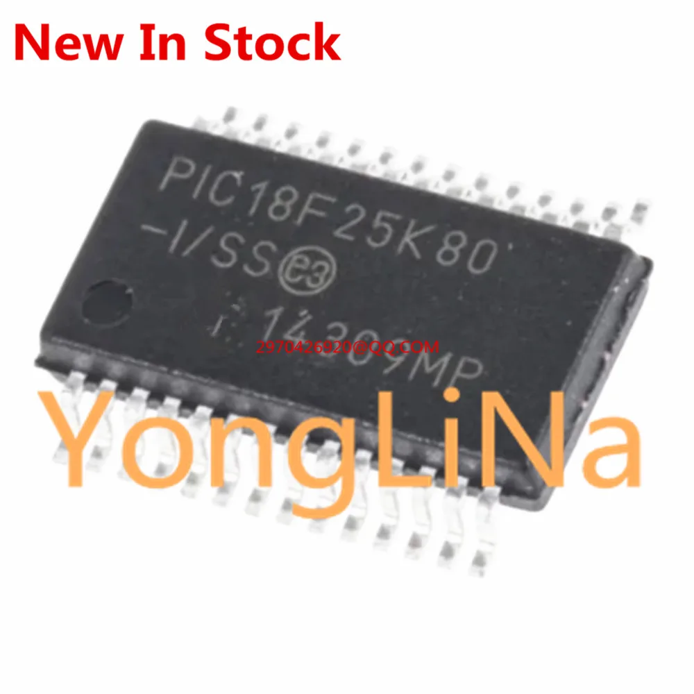 

100%New Integrated Circuit 5pcs PIC18F25K80-I/SS, nuevo y original, PIC18F25K80T-I/SS, PIC18F25K80T, SSOP28