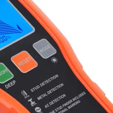 7-in-1 Handheld Wall Detector  Metal AC Wire Scanner With Backlit LCD Audio Alarm Level For Wood Drywall Construction Tool