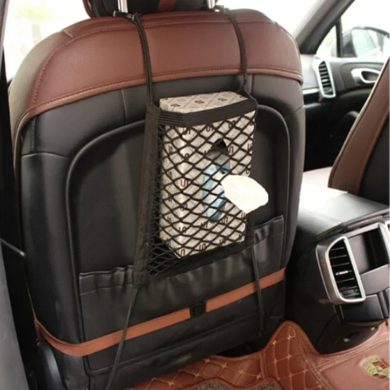 Car Seat Back Storage Elastic Net for Fiat Panda Bravo Punto Linea Croma 500 500X 595 Ducato Tipo Doblo Stilo Freemont