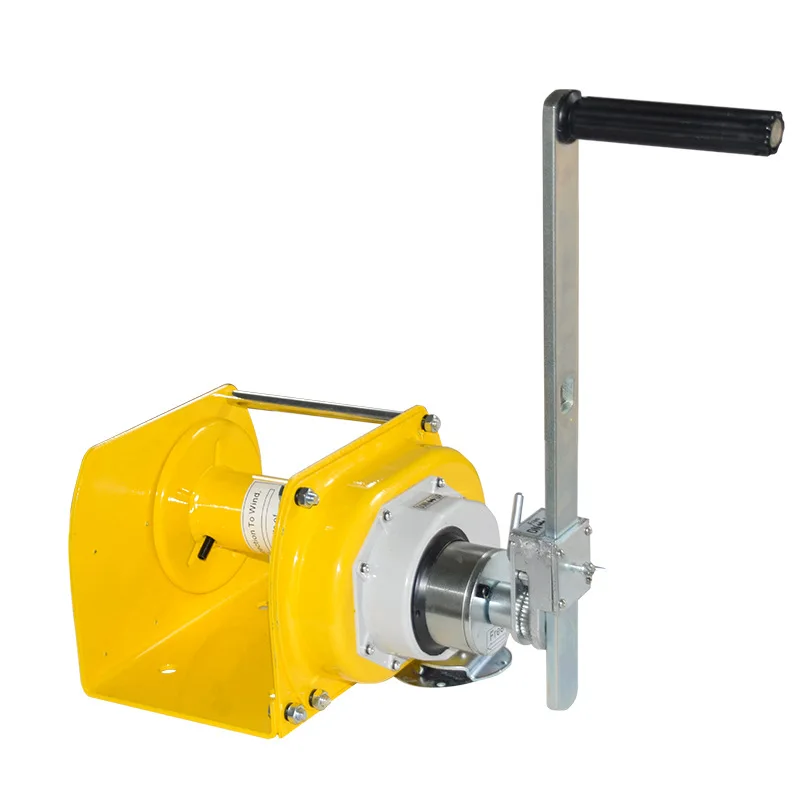 Heavy duty hand winch two-way self-locking manual winch