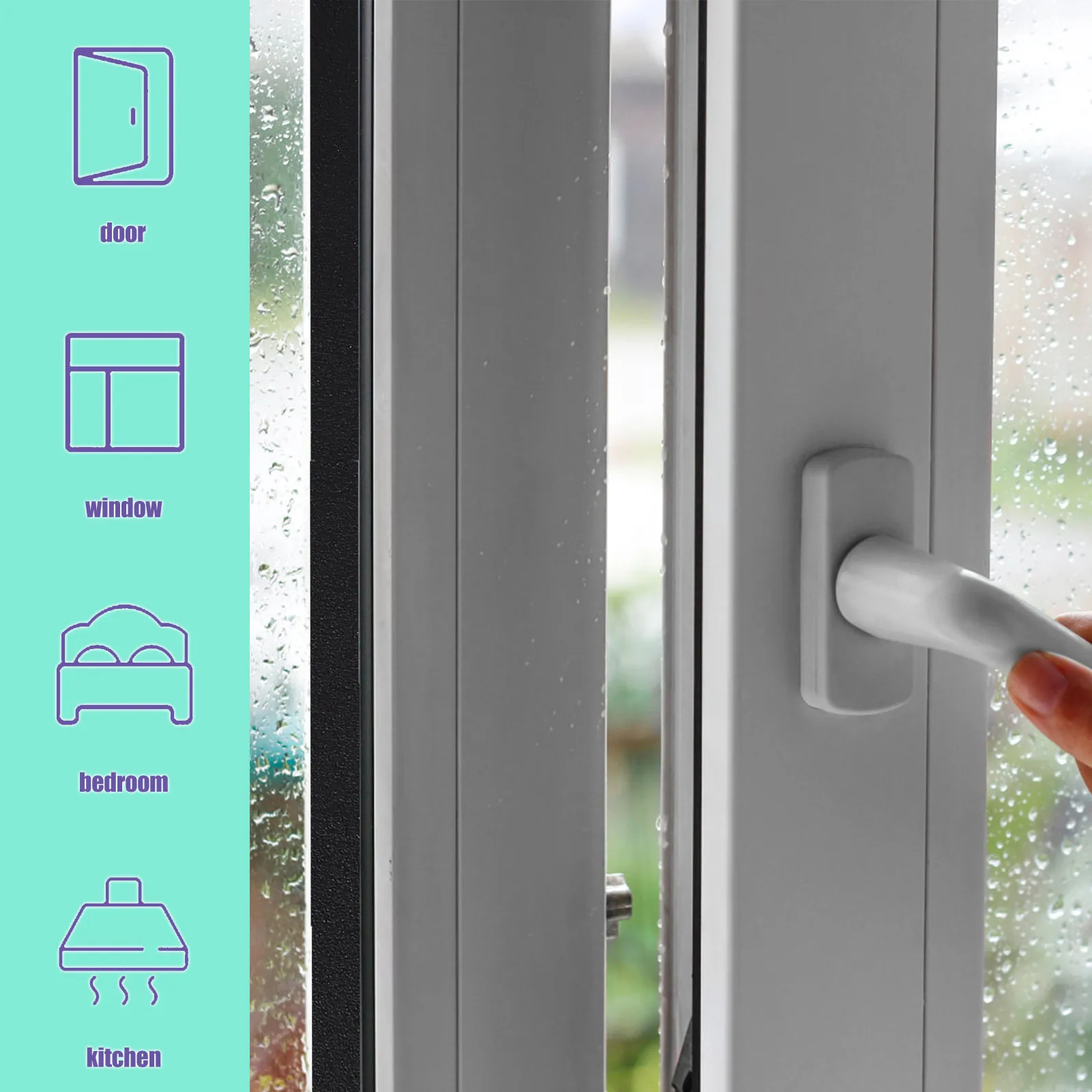 

6 шт. уплотнительных лент для дверей и окон, защита от пыли, насекомых и шума, самоклеящаяся лента, уплотнители для углов дверей