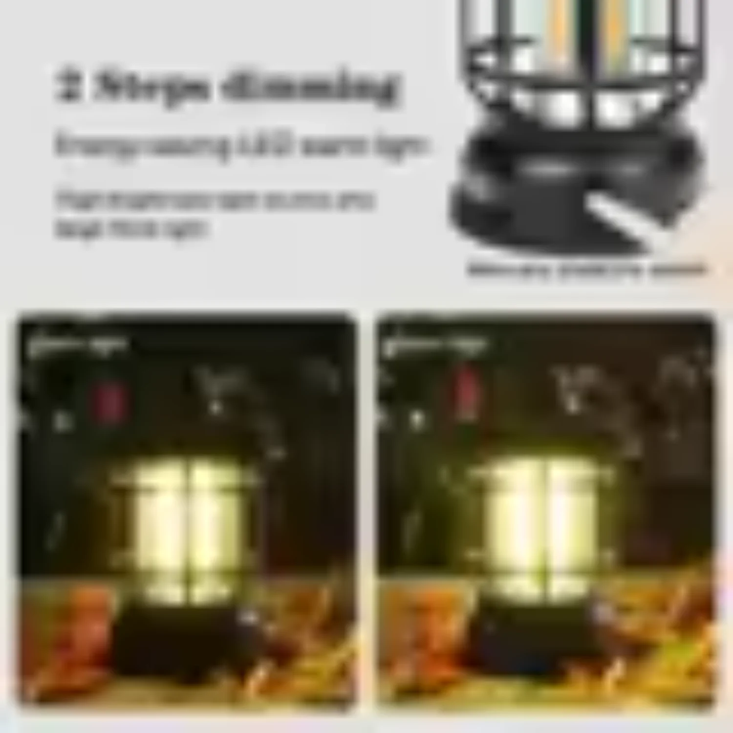 Retro Horse Lantern Rechargeable Multi Functional Outdoor Camping Light  Outdoor Lighting Portable Light 11.5*18.5cm