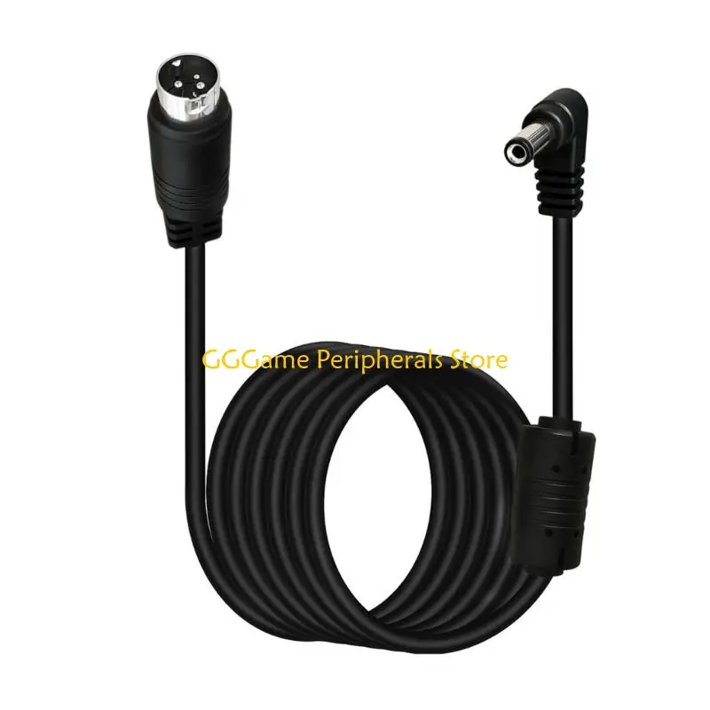U55B 3Pin DIN Male To DC5.5X2.1Mm Male Power Supply Cord For Equipment DC5521 Power Cable For CCTV DVR Systems