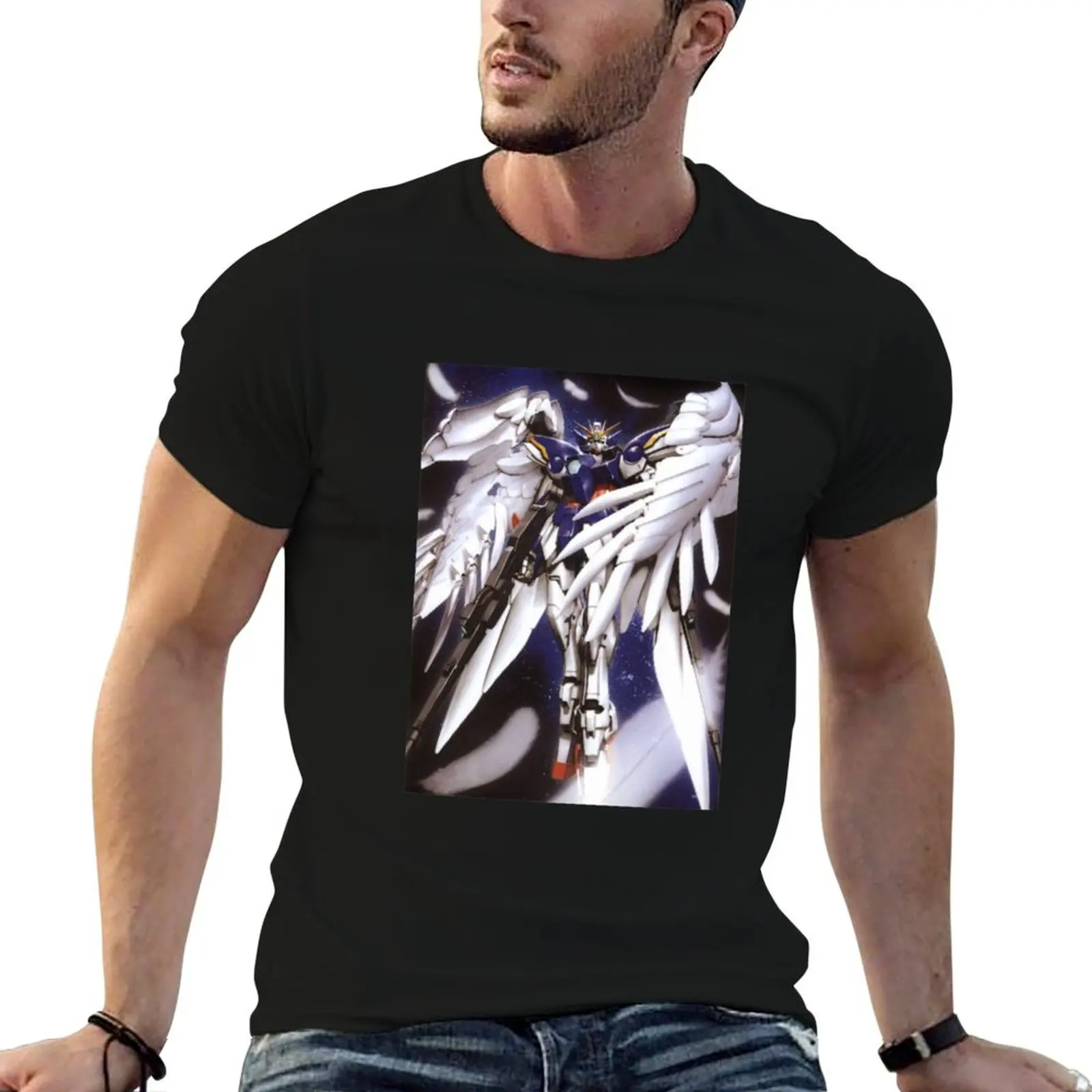 

Wing Zero T-Shirt graphic t shirts for man funny t shirts dark humor cotton t shirts high quality T-shirt