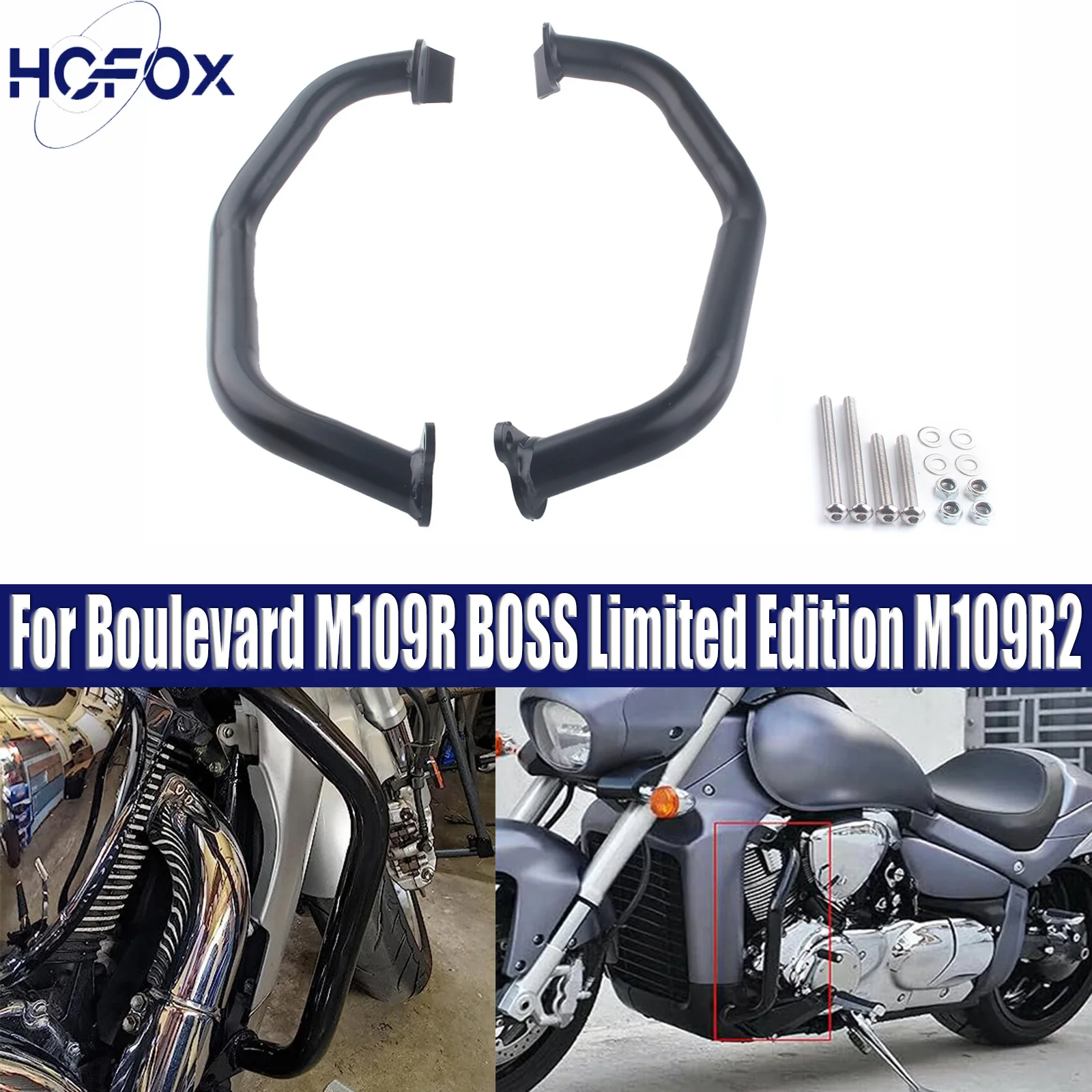 

For Boulevard M109R BOSS Limited Edition M109R2 Motorcycle Boulevard M109R Engine Crash Guard Frame Protector Highway Bar Bumper