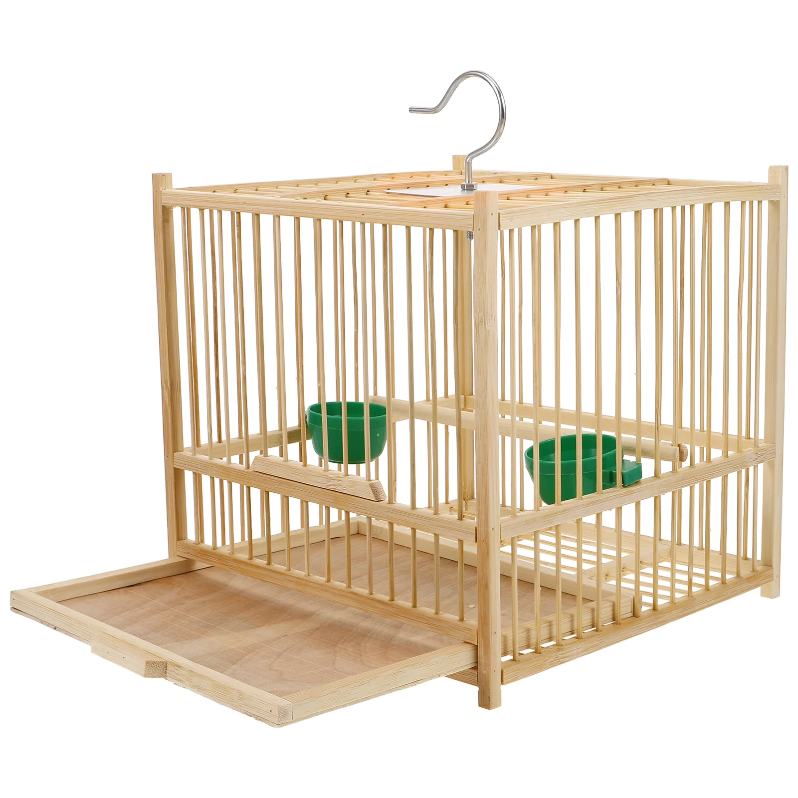 

Bamboo Birdcage سفلية، قفص طيور كبير وصينية Baby Toy Woven Indoor Small Keeping Parrot