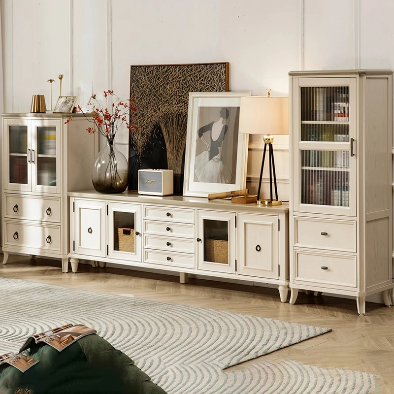 -For Creative Storage Tv Brackets Space Saving Vintage Premium Aesthetic Tv Stands Elegant Luxury Fernsehschrank Home Furniture^