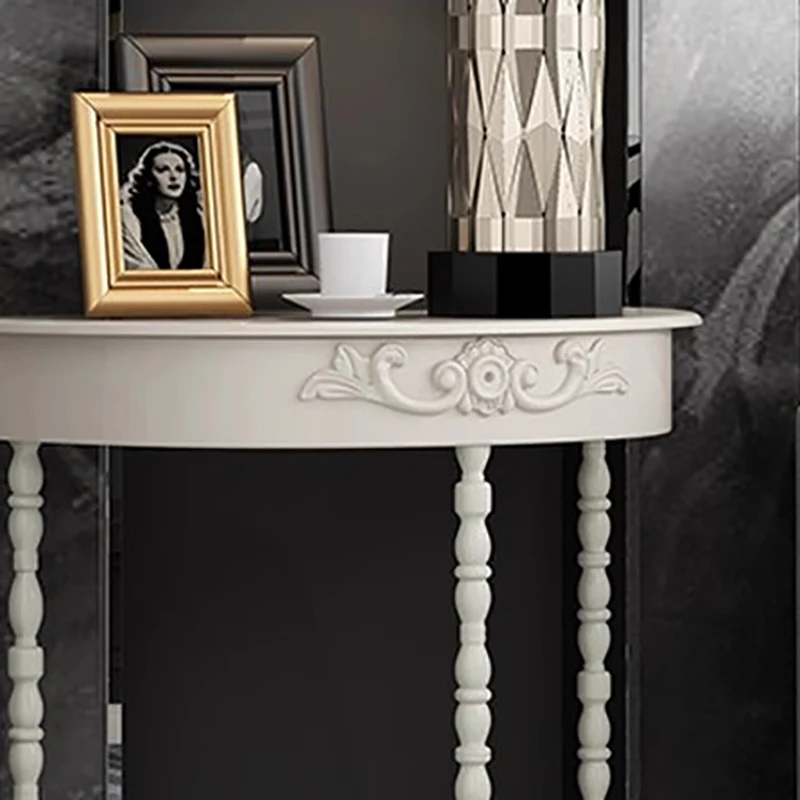 Table Console française Simple, petite Table de couloir nordique rustique, Meuble esthétique de styliste, Meuble de Salon