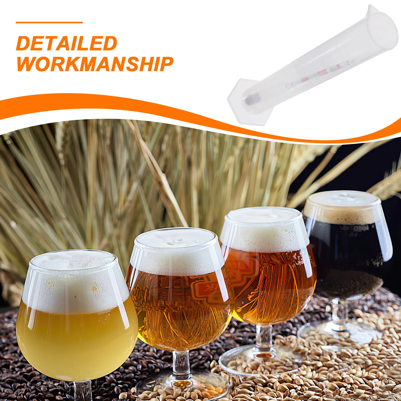 1Set 3-in-1 Hidrometer Alkohol - Wine Beer Making Supplies ulasan dan harga