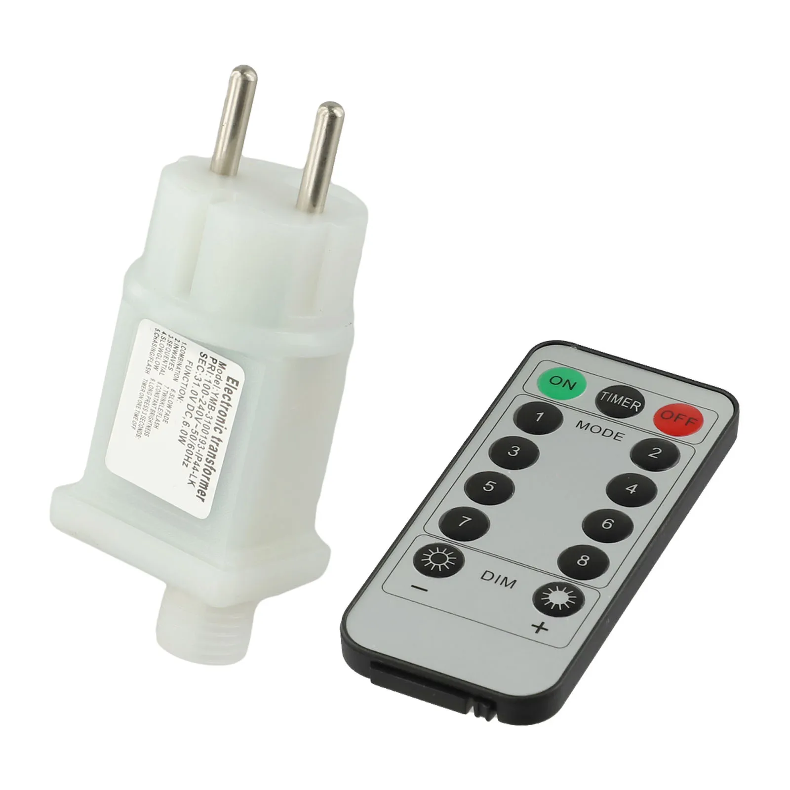 31V LED Adapter Remote Control Adapter Rated Power 6W 4 Brightness Levels 8 Lighting Functions Input Voltage 220V-240V