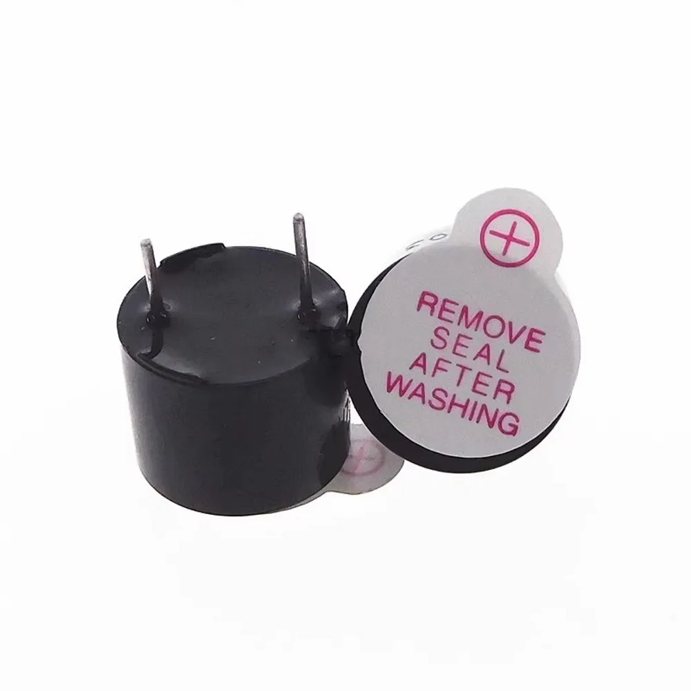 100 Stück aktiver Summer 3 V 5 V 12 V magnetischer langer Dauerton-Alarmton 12 * 9,5 mm Mini-Aktiv-Piezo-Summer, für Arduino – Detail 3