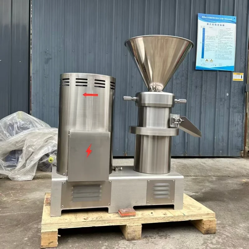 Molino Coloidal de 200 kg/h para Mantequilla de Cacahuete, Pasta de Carne, Sésamo, Tahini y Frutos Secos