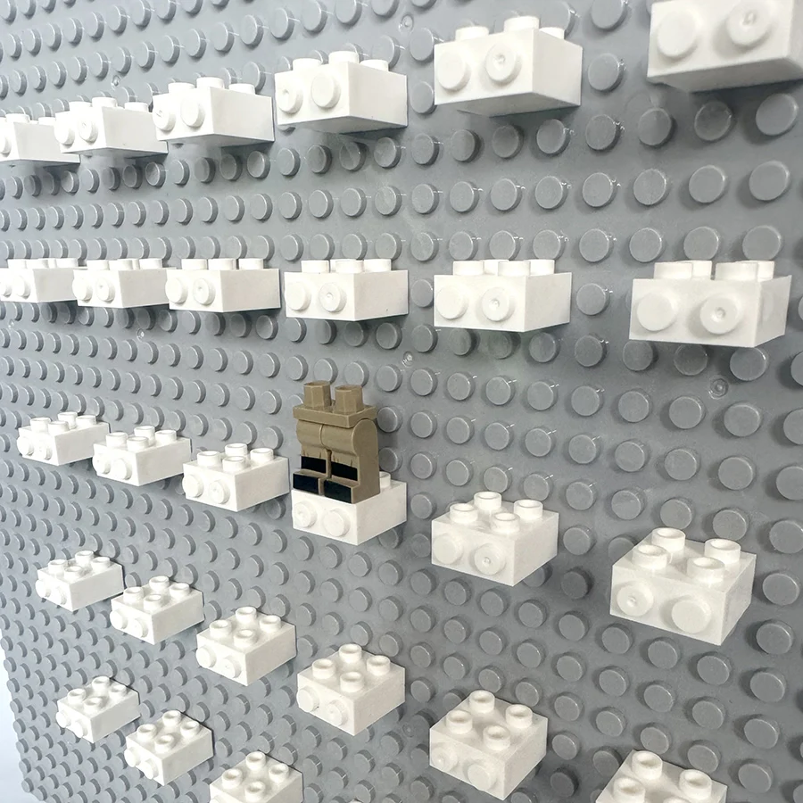 

80 шт. 1x2x1 2/3 с шипами с одной стороны, строительный блок, совместимый с 22885, детали из мелких частиц, креативные высокотехнологичные запасные части для детей