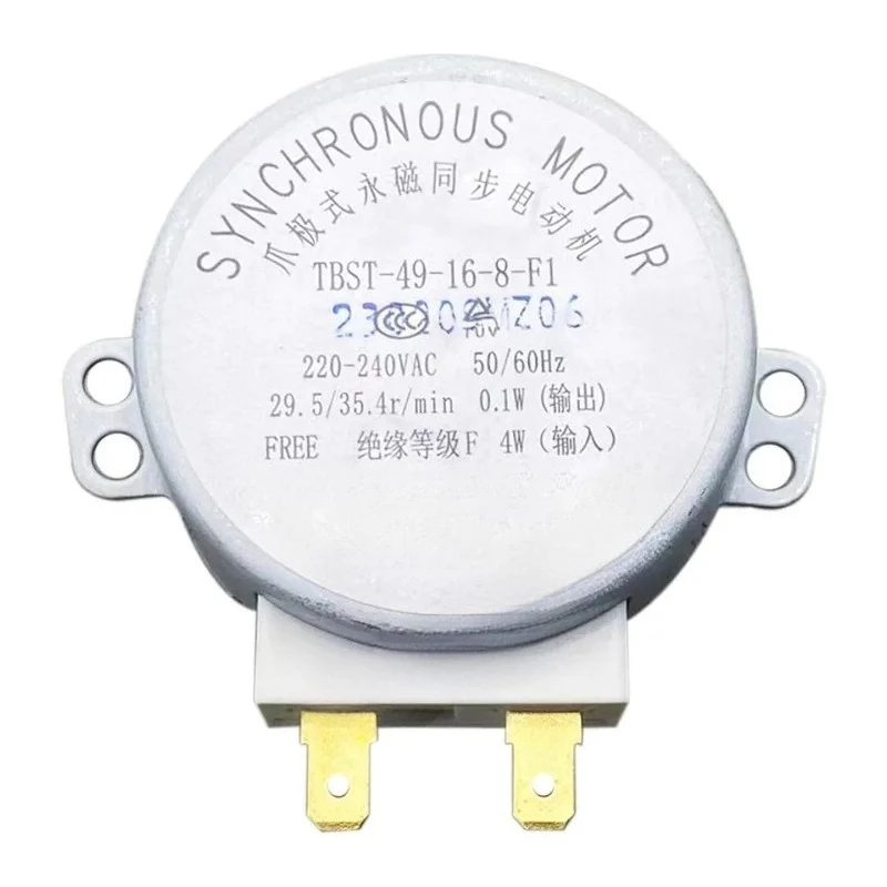 1Pcs TBST-49 Claw-Pole Permanent Magnet Synchronous Motor Square Shaft for Midea Microwave Oven Turntable