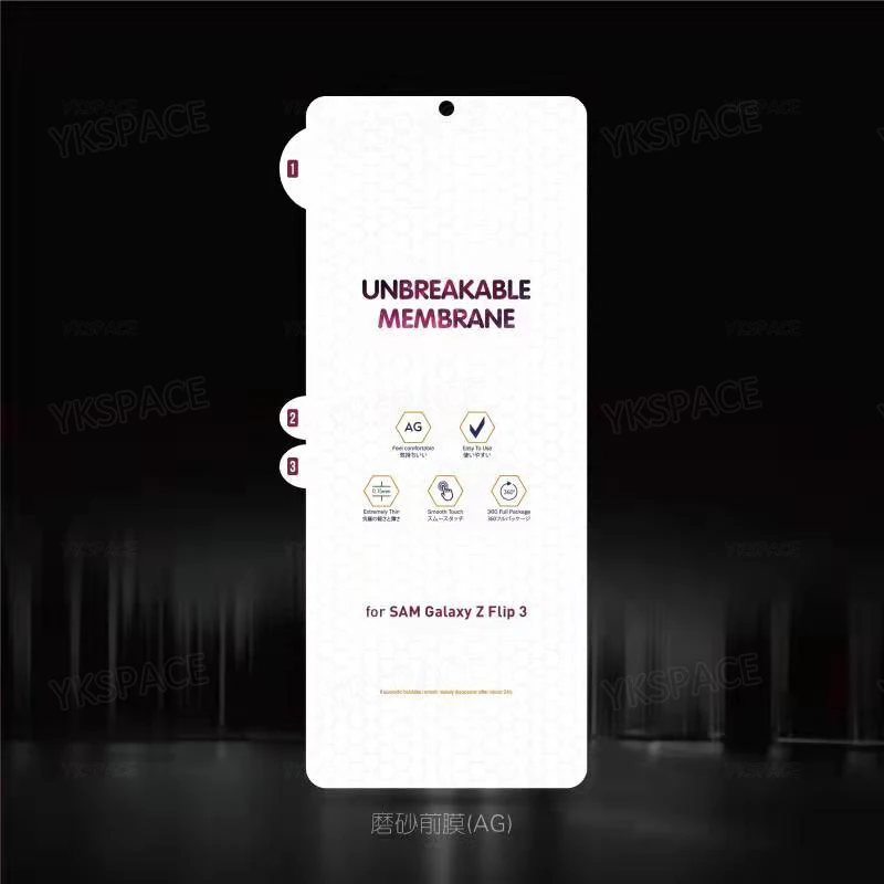 Vorder- und Rückseite Mattierte Hydrogel-Folie für Samsung Galaxy Z Flip 8 7 FE 6 5 4 3 HD Klare Weiche Displayschutzfolie Anti-Fingerabdruck – Detail 9