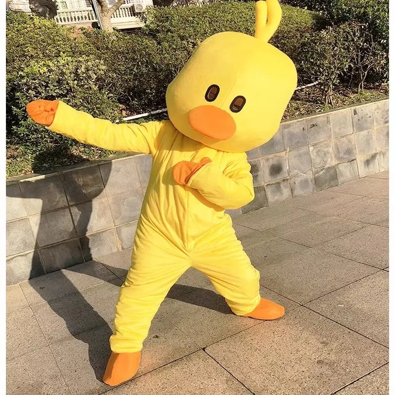 

Party Props Cosplay Yellow Duck Chicken Chick Mascot Costume Advertising Ceremony Fancy Dress Party Animal Carnival Anmie Prop