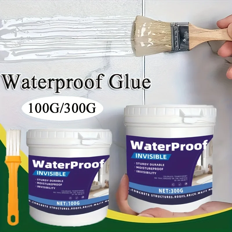 

100g/300g Waterproof Adhesive Durable Transparent Sealant Repair Glue Multifunctional Household Kitchen Garden Repair Supplies