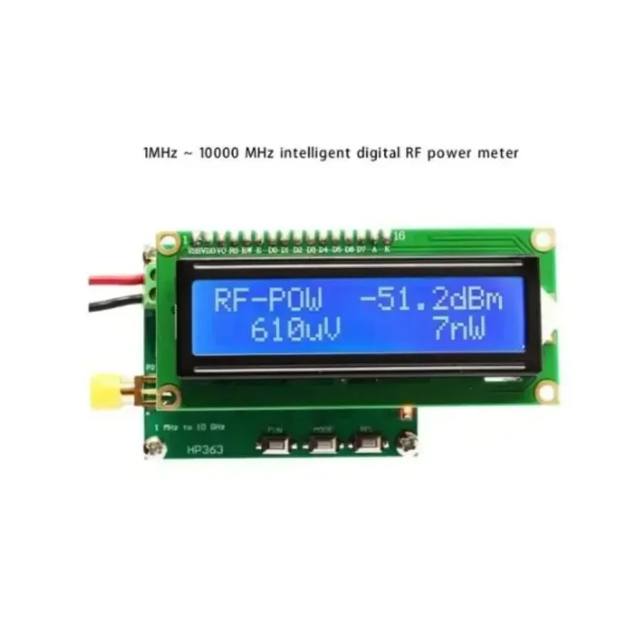 HP363 Intelligent Digital RF Power Meter 1MHz to 10GHz -50 to 0dBm RF Signal Measuring Meter Module