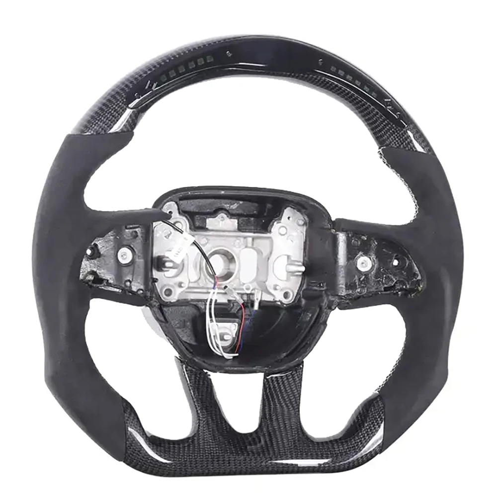 Carbon Fiber Car Steering Wheel for Dodge LED Performance Customized