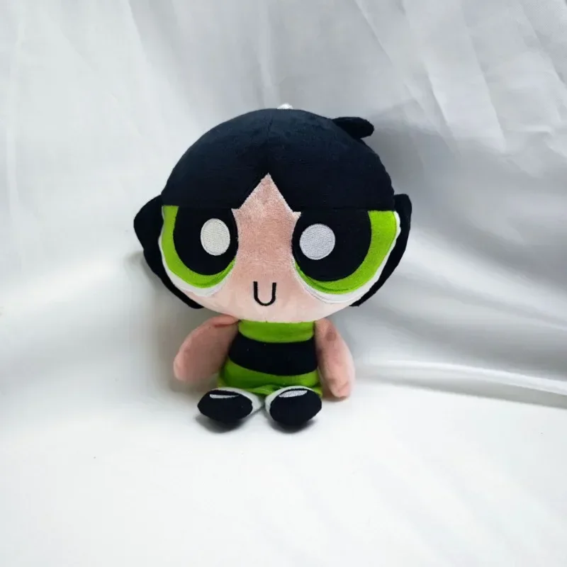 25cm Anime PowerPuffs dibujos animados niñas juguetes de peluche periférico flor burbujas Buttercup lindo decorativo