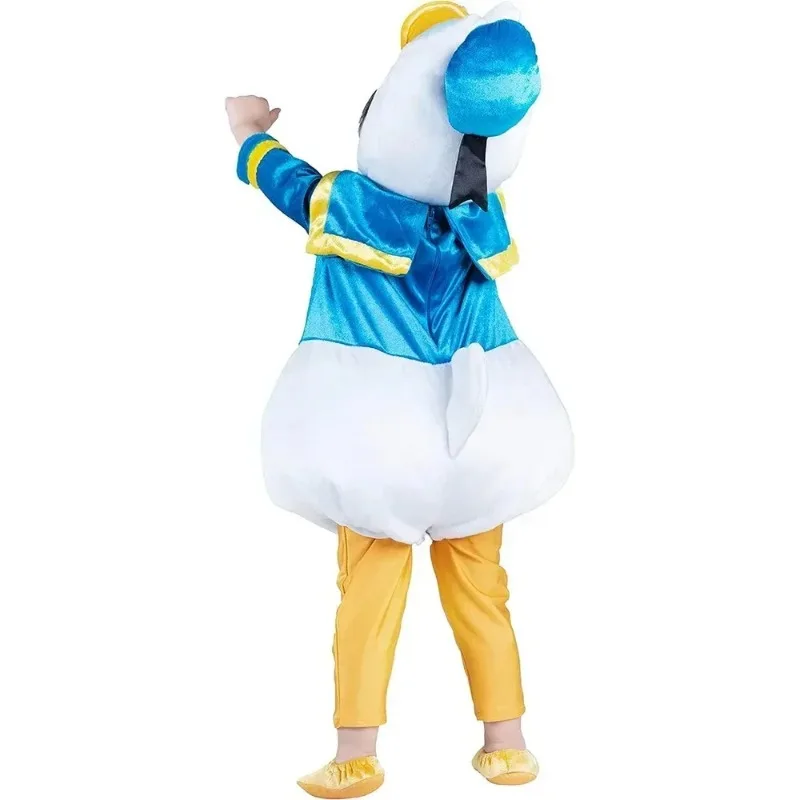 Disney Anime Donald Duck Cosplay Costumes Winter Cartoon Clothes Boys Girls Stage Performance Costume Birthday Party Dress Up