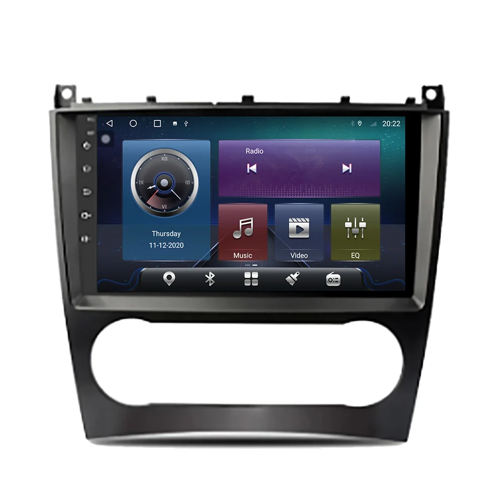 For Mercedes Benz CLK W209/CLS/W219 Android 10 6+128 Car GPS Navigation DVD Player Autostereo Headunit Radio Tape Recorder Media