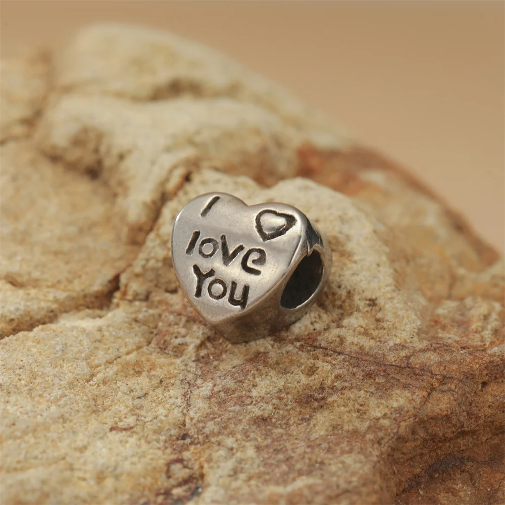 My Shape 5pcs Vintage Charms for Bracelets for DIY Jewelry Making Stainless Steel Connector Bead Link Pendants Charms Wholesale