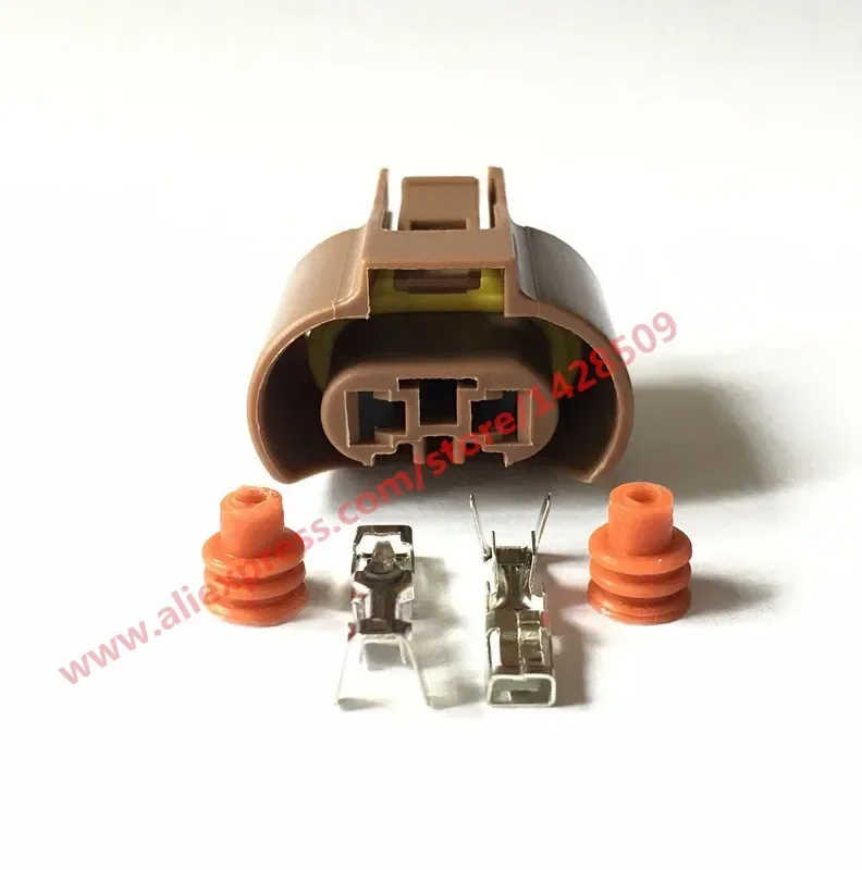 1 Set 2 Pin 090 Female Auto Connector 283-1927-30 Housing Pigtail For Japanese IAT / MAT Toyota 9006 Dipped Headlight