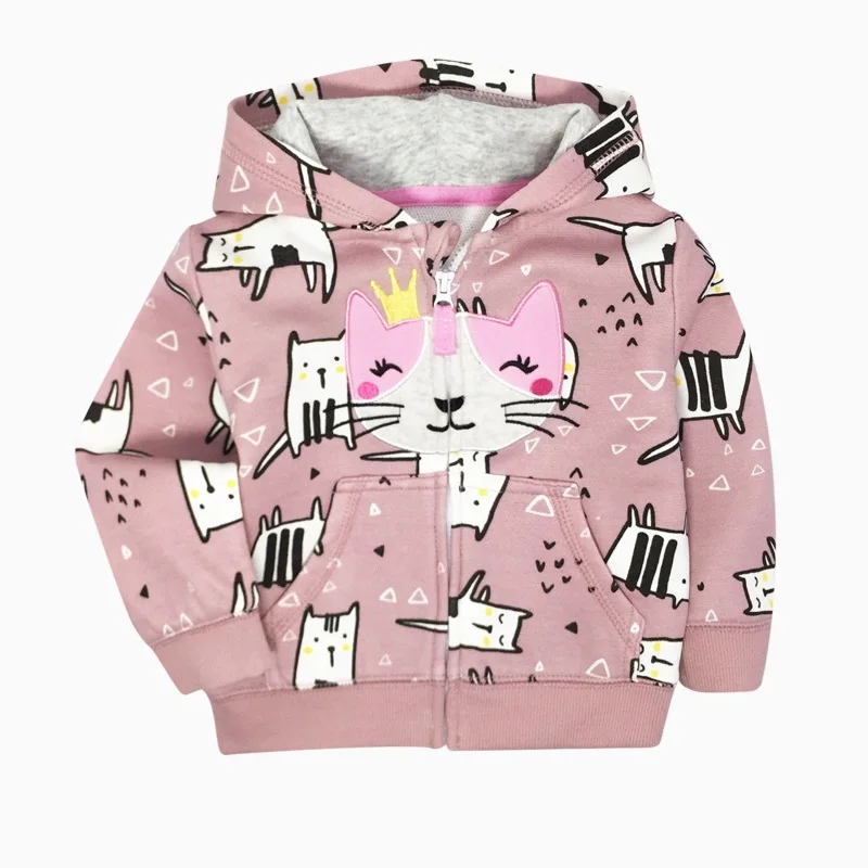 Baby Clothes Spring Autumn Cotton Children\'s Girl Boy Hoodies Kids Sweater Baby Hooded Coat For a 0-3 Years Old