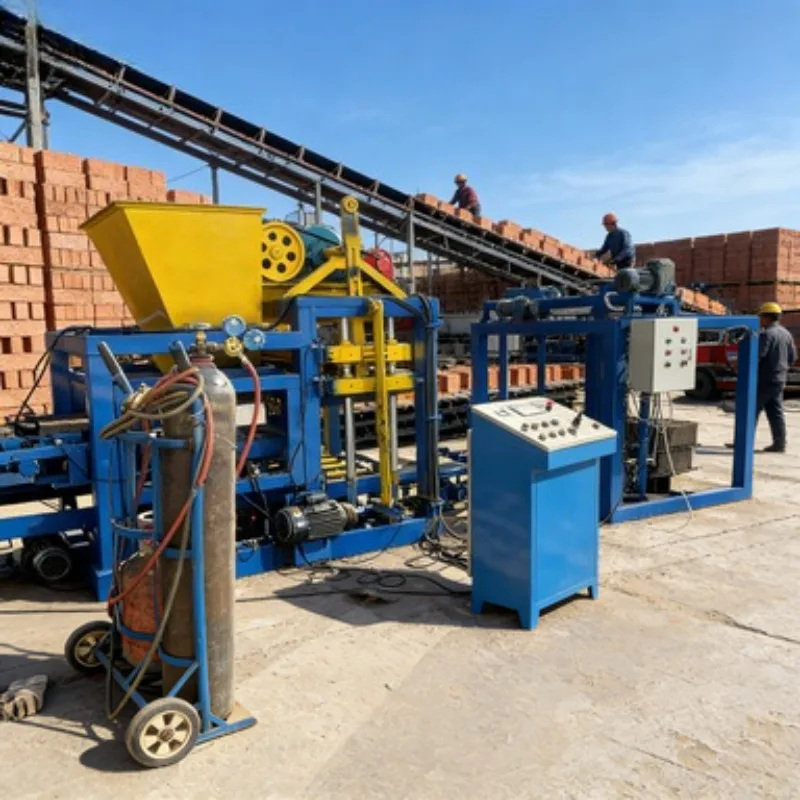 Semi Auto Mud Brick Making Machine Small Scale Adobe Brick Machine for Individual Use