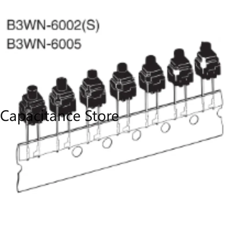 10PCS 8*8*13 waterproof and dustproof touch switch B3WN-6002 washing machine key  2 feet.