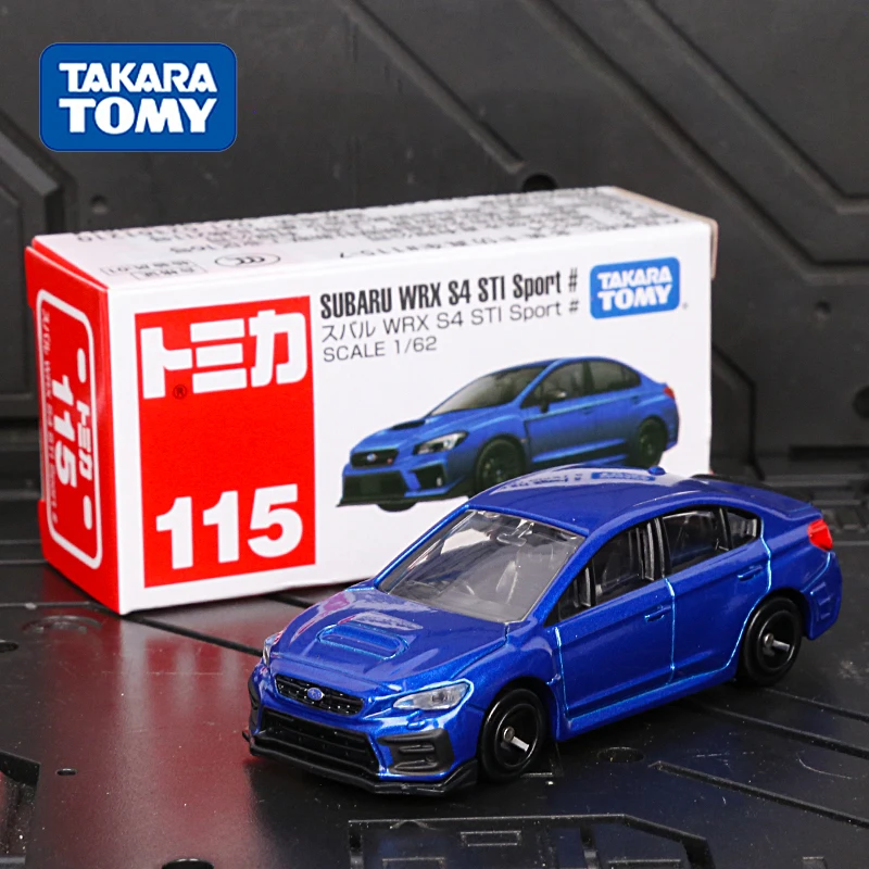 Takara Tomy SUBARU WRX S4 STI SPORT 115# Alloy Car Diecasts & Toy Vehicles Car Model Miniature Scale Model Car For Children