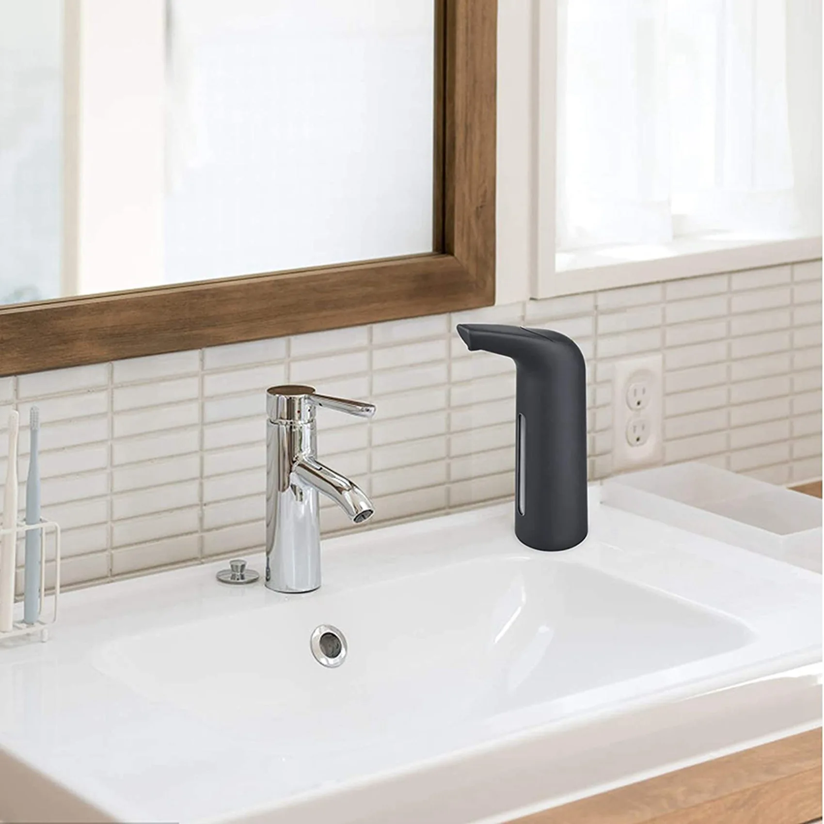 

RABIT AS59~ 3X Foaming Hand Soap Dispenser, Automatic Soap Dispenser Touchless,Dish Liquid Auto Sensor Soap Dispenser For Bathro